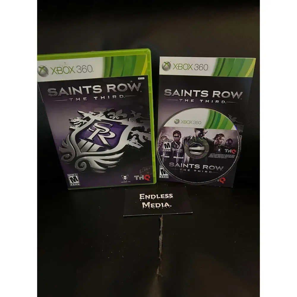 Saints Row: The Third Microsoft Xbox 360 CIB Video Game